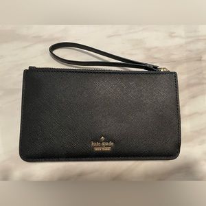 Kate Spade black wristlet